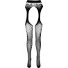 PASSION - ECO COLLECTION BODYSTOCKING ECO S002 BIALY