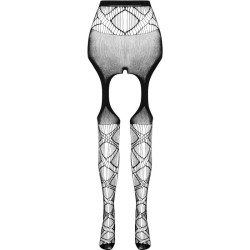 PASSION - ECO COLLECTION BODYSTOCKING ECO S005 BIALY
