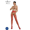 PASSION - ECO COLLECTION BODYSTOCKING ECO S008 CZERWONY