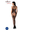 PASSION - BS095 CZARNE BODYSTOCKING JEDEN ROZMIAR