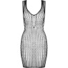 PASSION - BS097 SCHWARZER BODYSTOCKING, EINE GRÖSSE