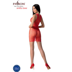 PASSION - BS097 CZERWONE BODYSTOCKING JEDEN ROZMIAR