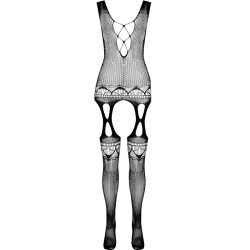 PASSION - BS099 CZARNE BODYSTOCKING JEDEN ROZMIAR