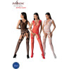 PASSION - BS099 BODYSTOCKING ROJO TALLA ÚNICA