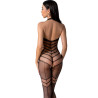 PASSION - BODYSTOCKING BS100 CZARNY, JEDEN ROZMIAR