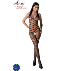 PASSION - BODYSTOCKING BS100 CZARNY, JEDEN ROZMIAR