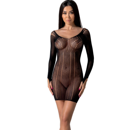 PASSION - BS101 BODYSTOCKING CZARNY, JEDEN ROZMIAR