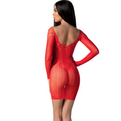 PASSION - BS101 CZERWONE BODYSTOCKING JEDEN ROZMIAR