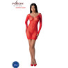 PASSION - BS101 CZERWONE BODYSTOCKING JEDEN ROZMIAR