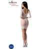 PASSION - BS101 BIALY BODYSTOCKING JEDEN ROZMIAR