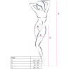 PASSION - S028 ROTE STRÜMPFE MIT GARTER, EINE GRÖSSE
