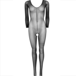LEG AVENUE - BODYSTOCKING Z DLUGIM REKAWEM CZARNY