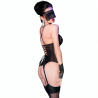 CHILIROSE - CR 4166 GORSET CZARNY S/M