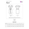 LIVCO CORSETTI FASHION - KUMIKO LC 90428 SZLAFROK + MAJTKI CZARNY L/XL