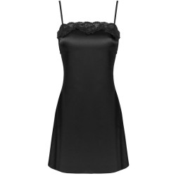 LIVCO CORSETTI FASHION - JACQUELINE LC 90249 SZLAFT + KOSZULA + MAJTKI CZARNY L/XL