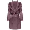 LIVCO CORSETTI FASHION - JACQUELINE LC 90249 DRESSING GOWN + SHIRT + PANTY VIOLET S/M