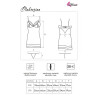 LIVCO CORSETTI FASHION - MAKREZIAN LC 90545 KOSZULA + MAJTKI CZARNE