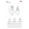 LIVCO CORSETTI FASHION - BARIRIN LC 90633 KOSZULA + MAJTKI CZARNE