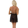 LIVCO CORSETTI FASHION - MALVIAMI LC 90625 KOSZULA + MAJTKI CZARNE