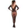 LIVCO CORSETTI FASHION - CELDON BODYSTOCKING BEZ KROKA CZARNY JEDEN ROZMIAR