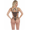 LIVCO CORSETTI FASHION - KOSZULA AURORA LC90727 + MAJTKI CZARNY X/XL