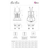 LIVCO CORSETTI FASHION - RED ROSE LC 90130 GORSET + FIGI CZERWONE L/XL