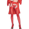 CHILIROSE - CR 4312 PONczochy do poNczoch CZERWONE S/M