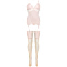 LIVCO CORSETTI FASHION - PERSINNE BRZOSKWINIOWY ZESTAW GORSET + FIGI + PONCZOCHY