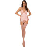 LIVCO CORSETTI FASHION - PERSINNE BRZOSKWINIOWY ZESTAW GORSET + FIGI + PONCZOCHY