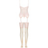 LIVCO CORSETTI FASHION - PERSINNE BRZOSKWINIOWY ZESTAW GORSET + FIGI + PONCZOCHY