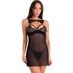 LIVCO CORSETTI FASHION - KROLINA LC 90734 HOME + STRINGI CZARNE S/M