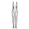SUBBLIME - 951832 BODYSTOCKING WITH OPEN BACK AND CROSS DETAILS BLACK ONE SIZE