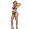 SUBBLIME - 952358 RAINBOW HALTER NECKING FISHSIZE SUKIENKA JEDEN ROZMIAR