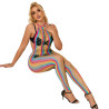 SUBBLIME - 952358 RAINBOW HALTER NECKING FISHSIZE SUKIENKA JEDEN ROZMIAR