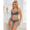 SUBBLIME - 952365 RAINBOW SUKIENKA Z ODKRYTYMI RAMIONAMI ROZMIAR JEDEN