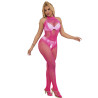SUBBLIME - 952389 BODYSTOCKING MIT SCHNITTFREIEM NETZ UND SPITZE MIT HOHEM HALS EINE GRÖSSE