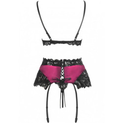LIVCO CORSETTI FASHION - NAHIR LC 20214 BIUSTONOSZ + MAJTKI + PAS DO PONCZOSZKÓW S/M