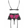LIVCO CORSETTI FASHION - NAHIR LC 20214 BIUSTONOSZ + MAJTKI + PAS DO PONCZOSZKÓW L/XL