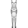 PASSION - BS 102 BODYSTOCKING NERO TAGLIA UNICA