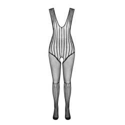 PASSION - BS 103 BODYSTOCKING CZARNY JEDEN ROZMIAR