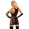 LIVCO CORSETTI FASHION - MARLAMINA XG030 BLUZA + RĘKAWICZKI CZARNY S/L