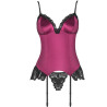 LIVCO CORSETTI FASHION - AGRAFENA CF 90436 GORSET + STRINGI BORDOWY L/XL