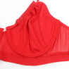 SUBBLIME - 955267 ENSEMBLE SOUTIEN-GORGE BONDAGE ROUGE AVEC JARRETELLE L/XL