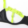 SUBBLIME - 955281 CONJUNTO DE SUTIÃ COM COLAR E DETALHES NAS PERNAS VERDE FLUORESCENTE L/XL