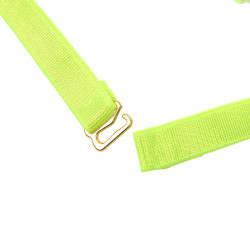 SUBBLIME - 955281 ENSEMBLE SOUTIEN-GORGE AVEC COLLIER ET DÉTAILS DE JAMBES VERT FLUORESCENT L/XL