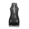SUBBLIME - 955489 SUKIENKA Z WIĄZANIEM HALTER I PRZEZROCZYSTOŚCIAMI CZARNA L/XL