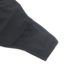 SUBBLIME - 957537 ABITO IN PELLE CON PIZZO FLOREALE NERO L/XL