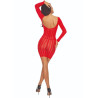 PASSION - BS110 BODYSTOCKING POIS ROUGES