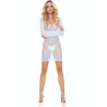 PASSION - BS110 BODYSTOCKING BLANC POINTS