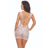 PASSION - BS111 BODYSTOCKING BIAŁA KORONKA